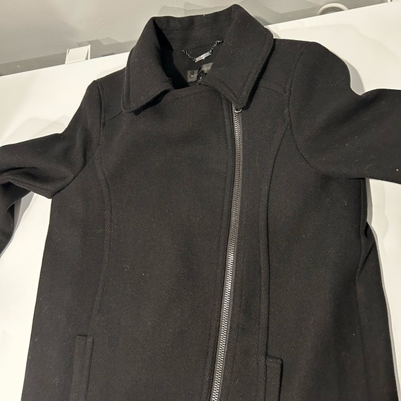Worthington Black Wool Coat - Picture 7 of 11